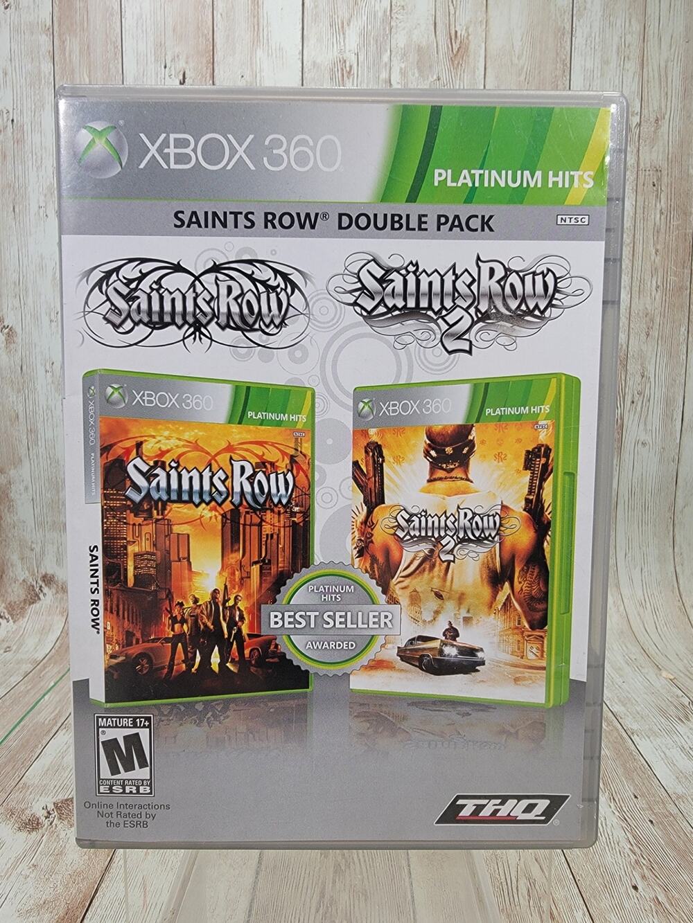 Saints Row Double Pack Xbox 360 Game 2 Discs